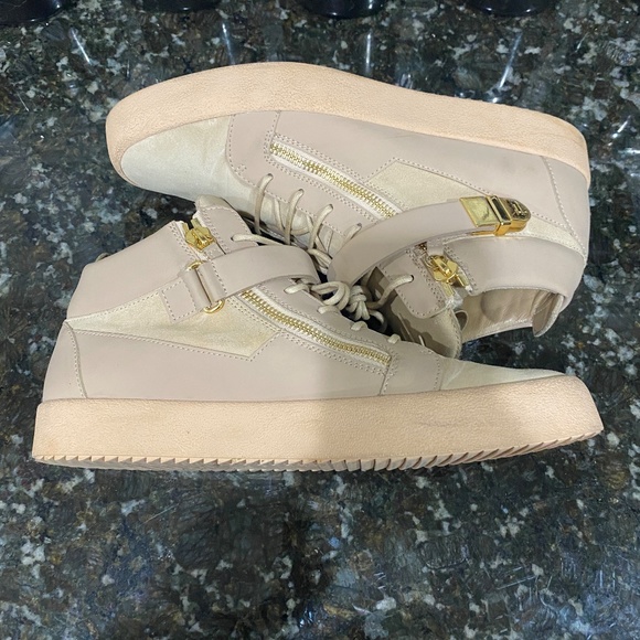 Giuseppe Zanotti Coby Leather Trainer (Size: 47, Color: Dusty Pink) - Picture 8 of 10